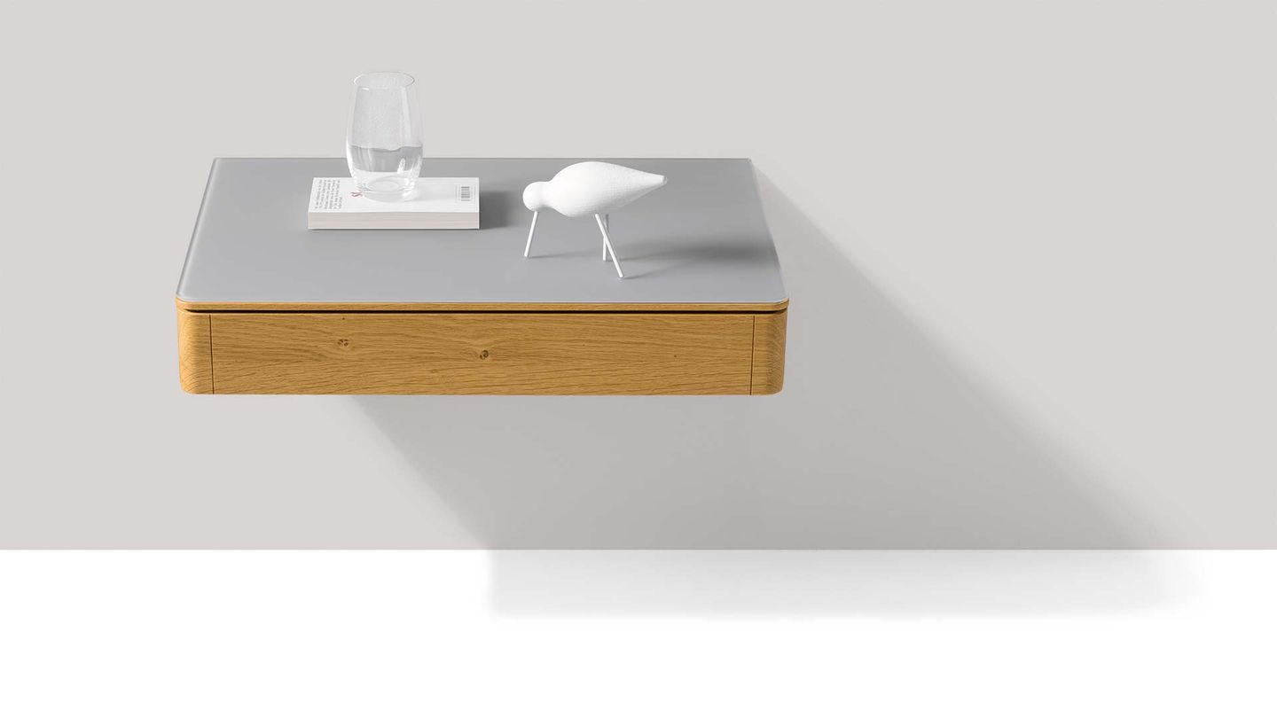 float bedside cabinet made of wood with glass surface hanging float bedside cabinet made of wood with glass surface hanging