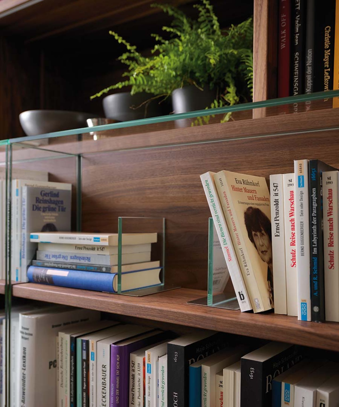 cubus library with glass elements