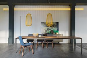 tak designer dining table in walnut by TEAM 7