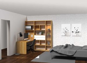 Wohnoffice T7 Type 2 – Regard tourné vers le mur: exemple de planification