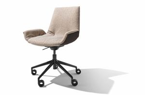 Bürodrehstuhl lui plus in Ripley-Stoff von TEAM 7 - Ansicht von schräg vorne Bürodrehstuhl lui plus in Ripley-Stoff von TEAM 7 - Ansicht von schräg vorne