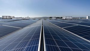 Photovoltaikanlage bei TEAM 7 in Pram.