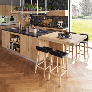 cuisine loft TEAM 7 avec table à jouxter cuisine loft TEAM 7 avec table à jouxter