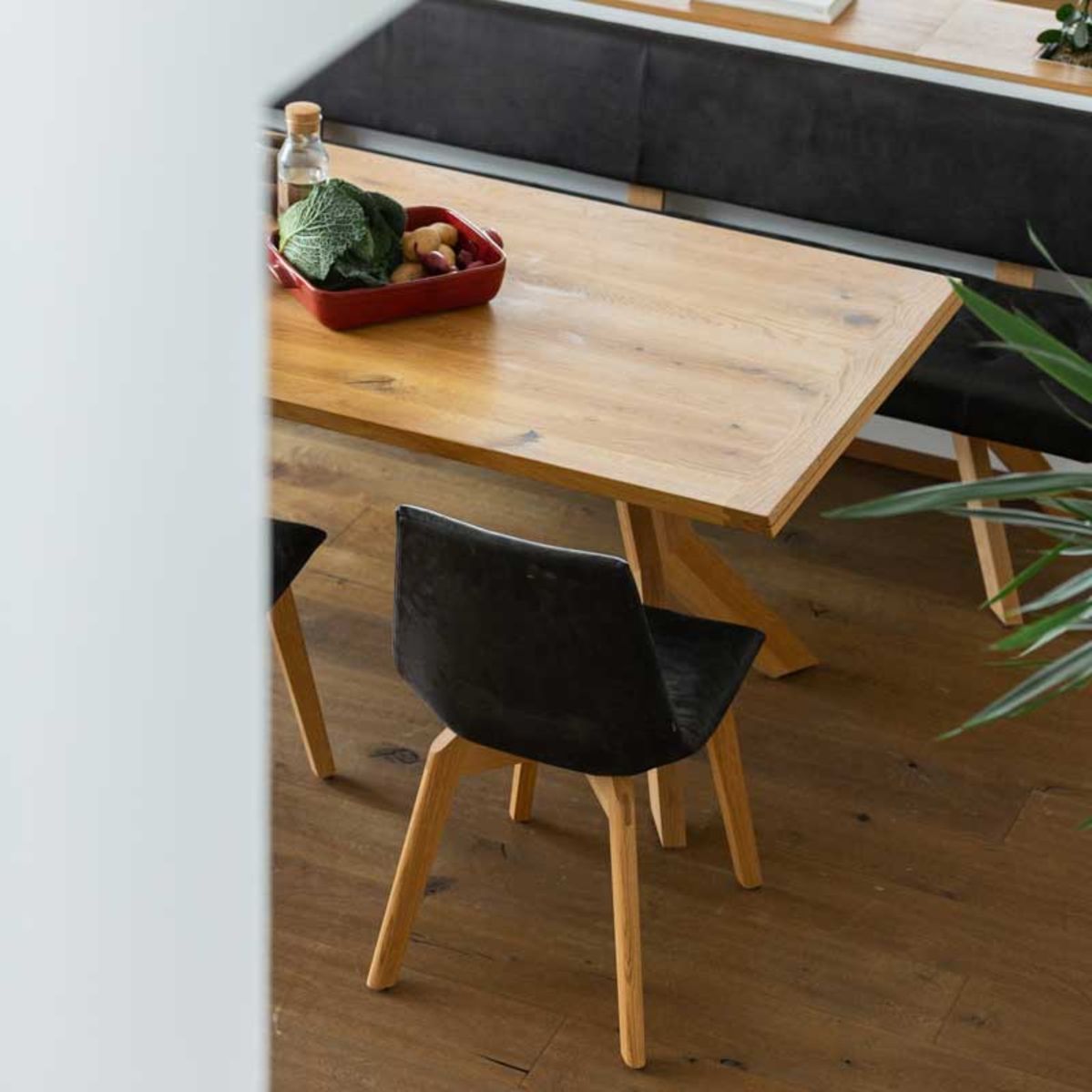 yps Tisch und Bank mit lui Stühlen von TEAM 7 Münster yps Tisch und Bank mit lui Stühlen von TEAM 7 Münster