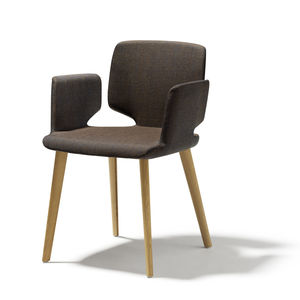aye chair in fabric with wooden legs in oak aye chair in fabric with wooden legs in oak