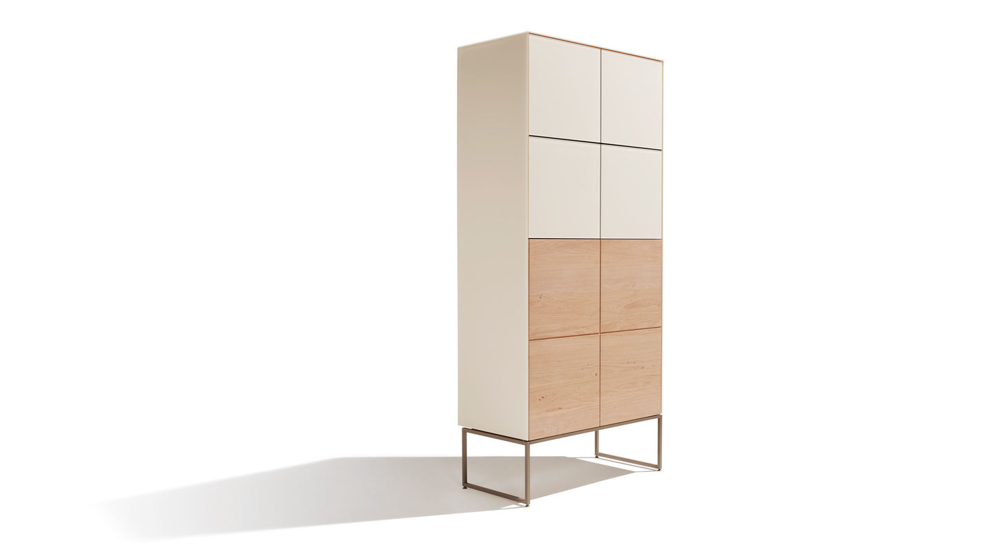 cubus pure highboard in alder white oil by TEAM 7 cubus pure highboard in alder white oil by TEAM 7