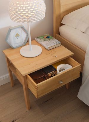 sesam bedside cabinet made of solid wood