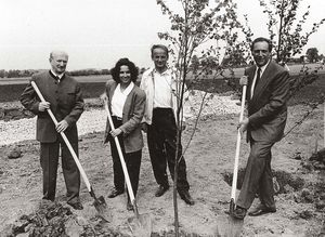 Opening of the TEAM 7 natural wood panel factory in Pram