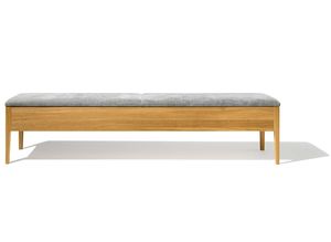 bench mylon maple fabric in oak from the side bench mylon maple fabric in oak from the side