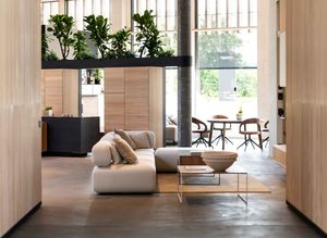 TEAM 7 World Store entrance area - seatingscape Seatingscape in the entrance area of the TEAM 7 World Store in Ried