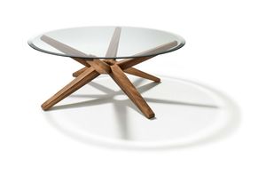 Couchtisch stern rund in Nussbaum von TEAM 7 Couchtisch stern rund in Nussbaum von TEAM 7