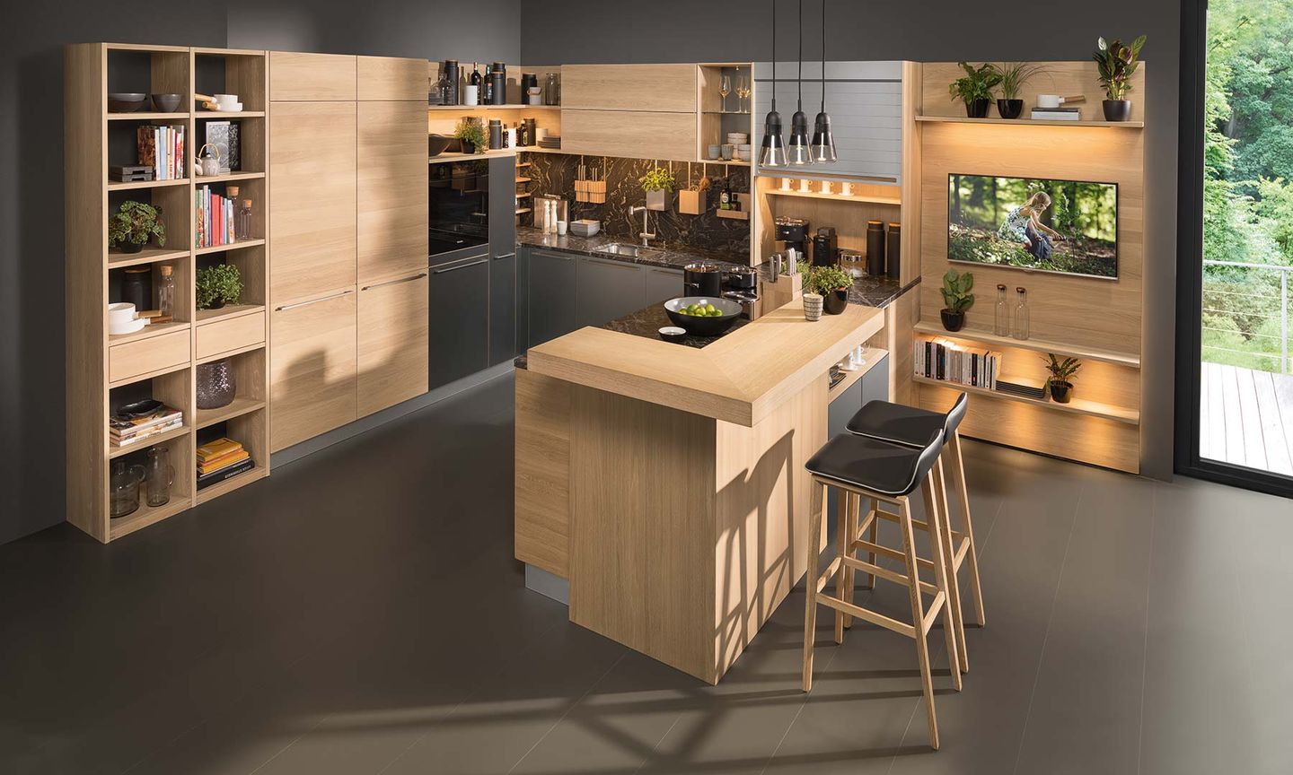 cucina linee legno rovere cucina linee legno rovere
