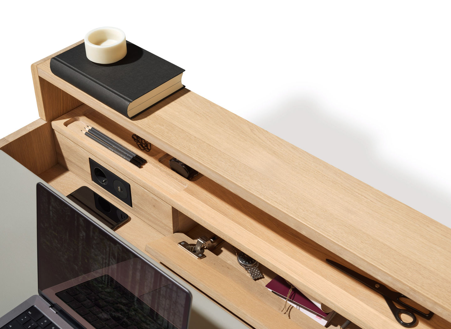 sol smart solo piece in oak white oil by TEAM 7 sol smart solo piece in oak white oil by TEAM 7