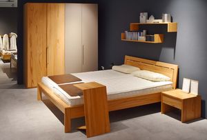 Naturholzbett lunetto im TEAM 7 Store Stuttgart Naturholzbett lunetto im TEAM 7 Store Stuttgart