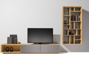 graphic design element in oak with filigno wall unit by TEAM 7 graphic design element in oak with filigno wall unit by TEAM 7