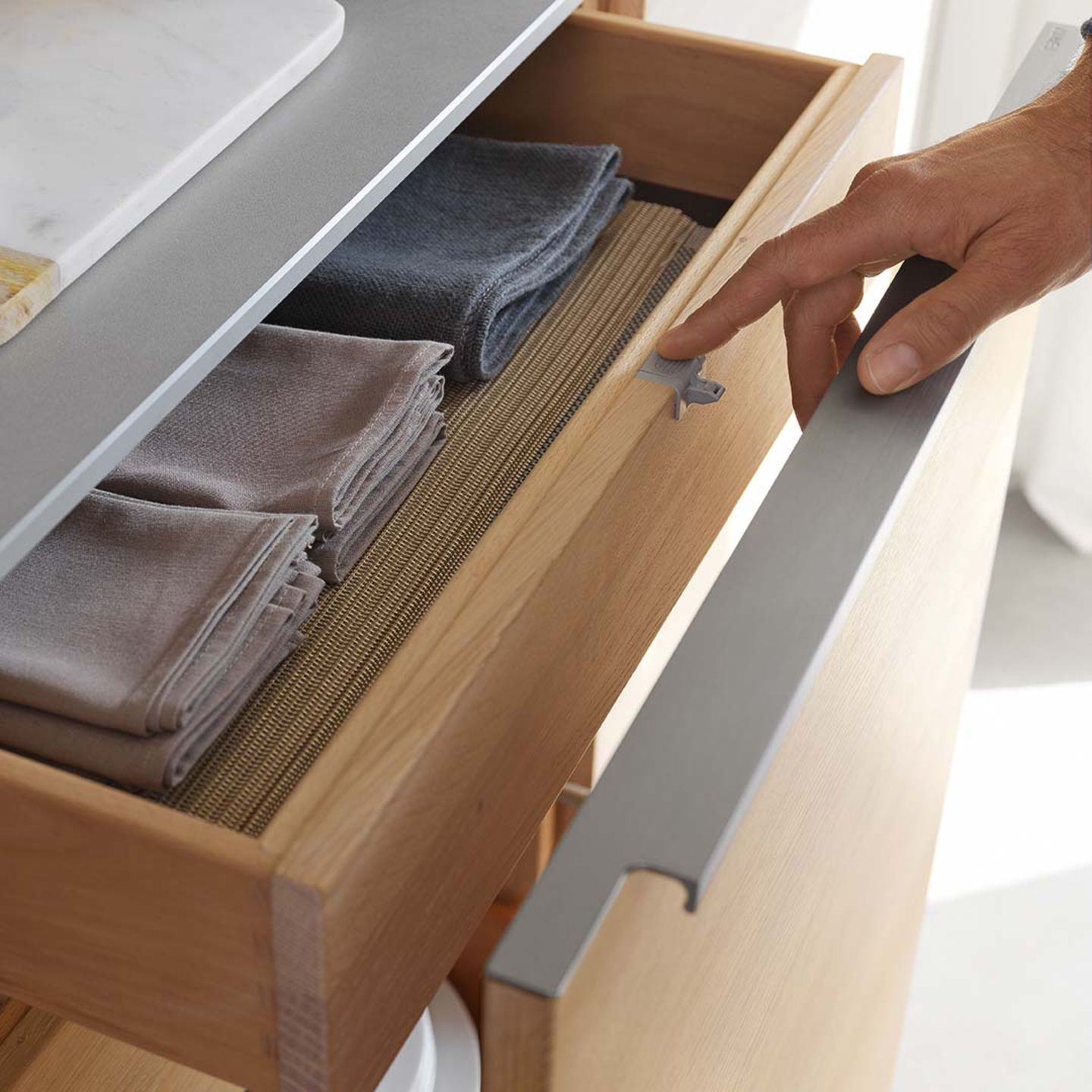 Vollholzküche filigno mit Innenlade Vollholzküche filigno mit Innenlade