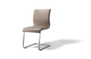 Esszimmerstuhl Freischwinger magnum in Leder von TEAM 7