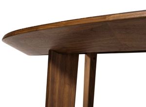 miró Fixtisch in Nussbaum mit schöner abgerunderter Zarge miró Fixtisch in Nussbaum mit schöner abgerunderter Zarge