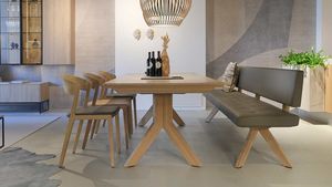 yps Tisch mit Bank und mylon Stuhl im TEAM 7 Flagshipstore Linz yps Tisch mit Bank und mylon Stuhl im TEAM 7 Flagshipstore Linz