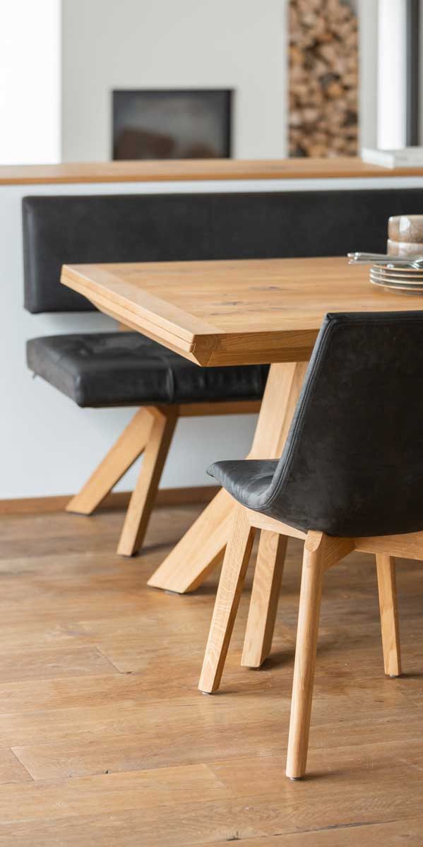 yps Tisch und Bank mit lui Stuhl von TEAM 7 Stuttgart