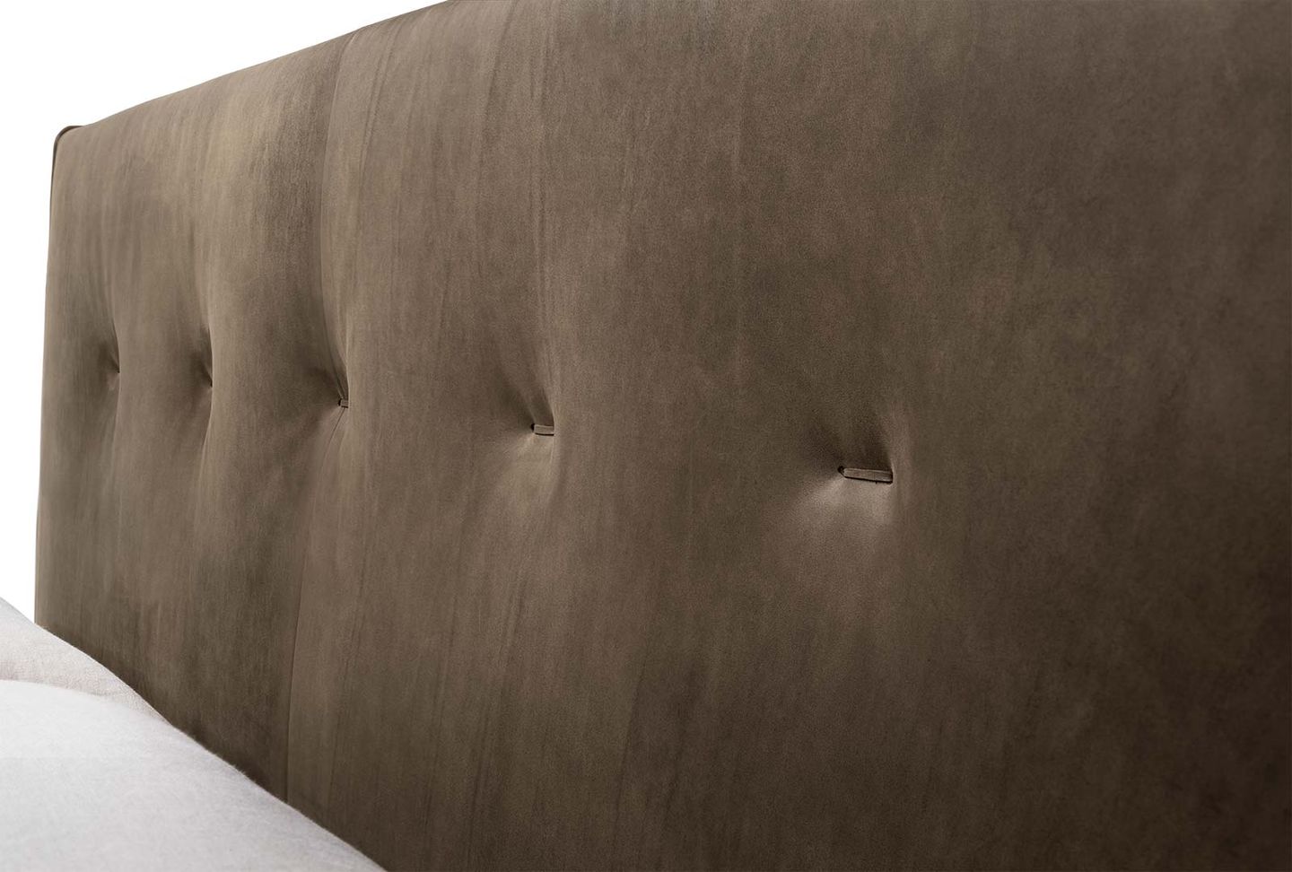 float bed with headboard in leather with high quality stitching float bed with headboard in leather with high quality stitching