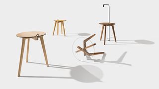 hi! side table with solid wood or glass top hi! side table with solid wood or glass top