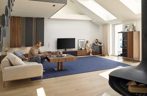 filigno Wohnwand in Nussbaum von TEAM 7 filigno Wohnwand in Nussbaum von TEAM 7