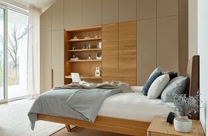 float Bett mit lunetto Schrank von TEAM 7 Wien float Bett mit lunetto Schrank von TEAM 7 Wien