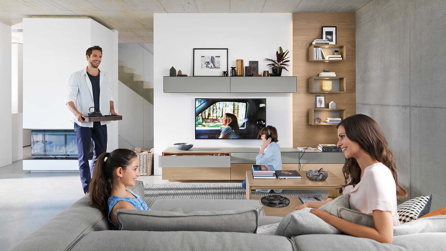 Paroi murale design cubus pure avec éléments d'organisation Paroi murale design cubus pure avec éléments d'organisation