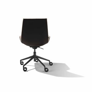 lui plus office swivel chair in Ripley fabric by TEAM 7 – view from the rear lui plus office swivel chair in Ripley fabric by TEAM 7 – view from the rear
