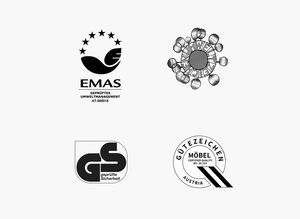 Verschiedene Zertifizierungen im Bereich Umwelt- und Qualitätsmanagement für TEAM 7 Verschiedene Zertifizierungen im Bereich Umwelt- und Qualitätsmanagement für TEAM 7