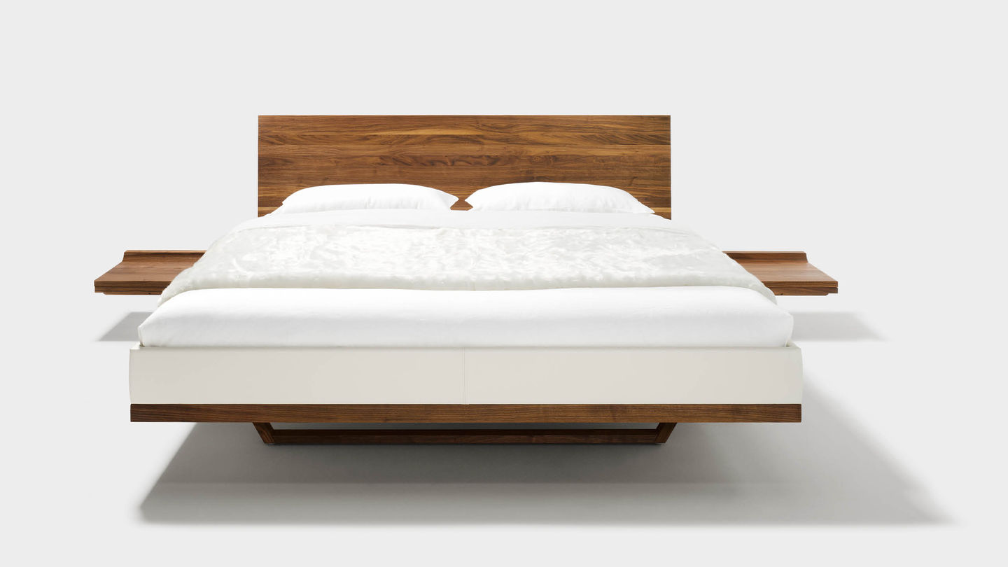 Letto riletto con consolle in legno massello