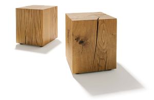 Beistelltisch Eichenblöcke aus Holz von TEAM 7 Beistelltisch Eichenblöcke aus Holz von TEAM 7