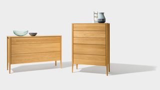 mylon dresser in two versions in oak mylon dresser in two versions in oak