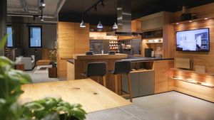 linee Küche in Kernbuche im TEAM 7 Store Hamburg linee Küche in Kernbuche im TEAM 7 Store Hamburg